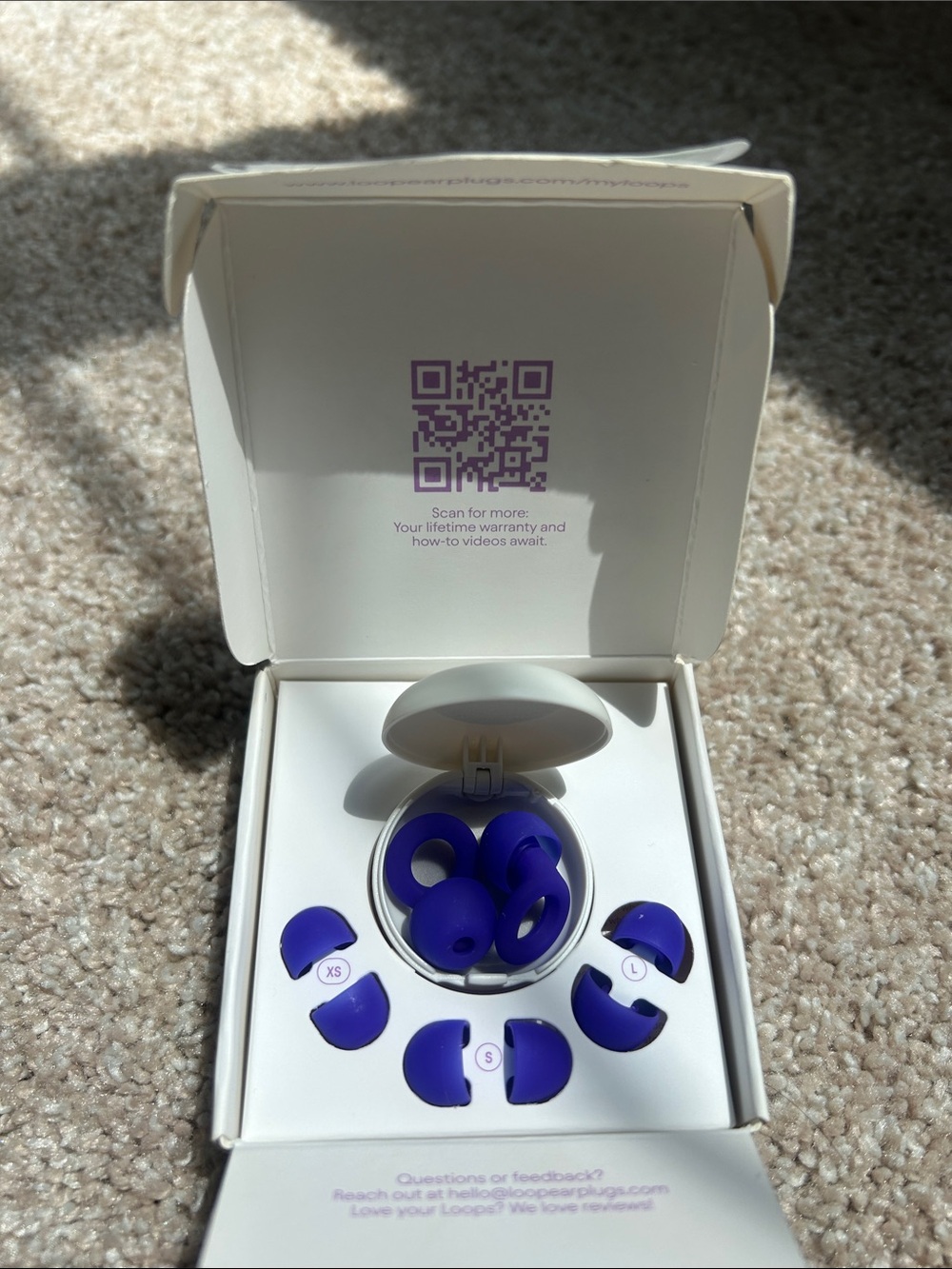 Loop Earplugs- Violet - Picture 2 of 4